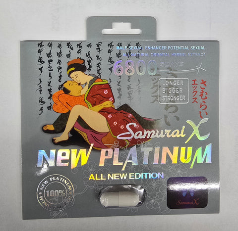 Samurai X New Platinum 6800 1 pill