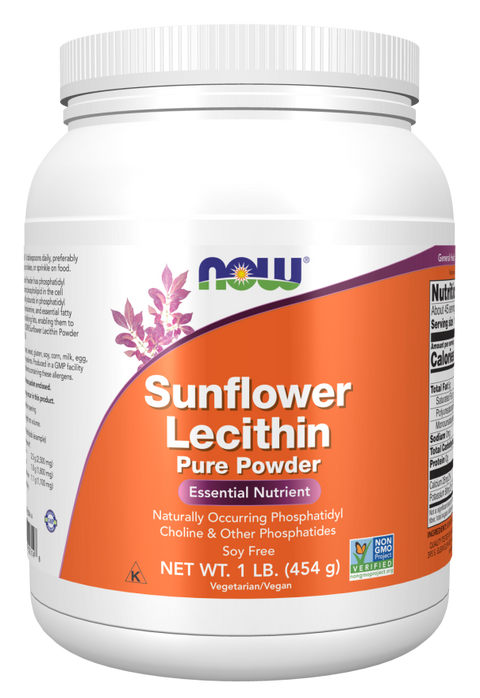 Now Sunflower Lecithin Powder 1 lb