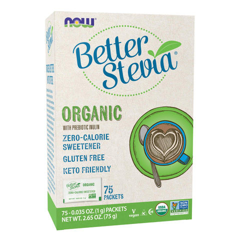 Now Better Stevia Organic 75 - 1 g packets