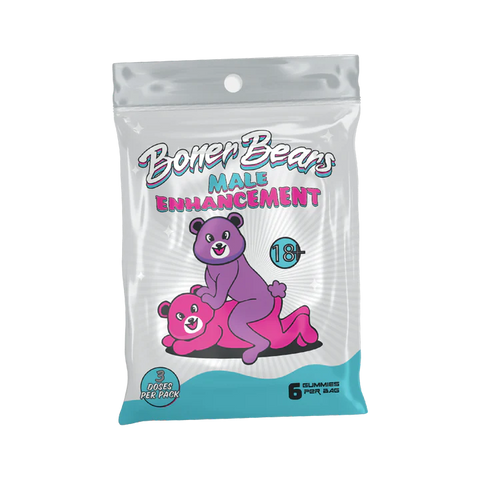 Boner Bears Male Enchancement 6 Gummies per Bag
