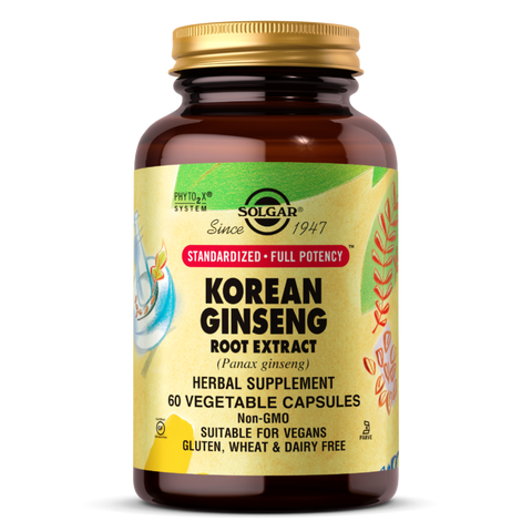 SOLGAR SFP KOREAN GINSENG ROOT EXTRACT VEGETABLE CAPSULES