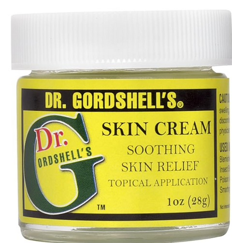 Dr. Gordshell's Skin Cream Soothing Topical Application 1oz Treats Ecema Boils Rashes Bug Bites Itching Burns, and More
