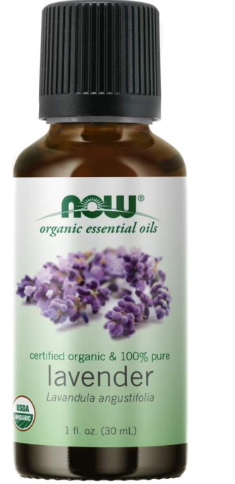 NOW Foods Essential Oils, Organic Lavender Oil, Soothing Aromatherapy Scent, Steam Distilled, 100% Pure, Vegan, Child Resistant Cap, 1-Ounce