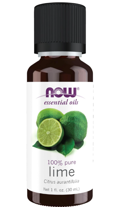 NOW Essential Oils, Lime Oil, Citrus Aromatherapy Scent, Cold Pressed, 100% Pure, Vegan, Child Resistant Cap, 1-Ounce