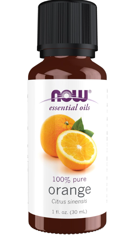 NOW Essential Oils, Orange Oil, Uplifting Aromatherapy Scent, Cold Pressed, 100% Pure, Vegan, Child Resistant Cap, 1-Ounce