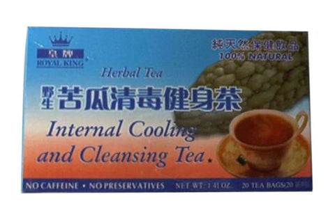 2 BOXES ROYAL KING INTERNAL COOLING&CLEANSING TEA(2X20 TEA BAGS)