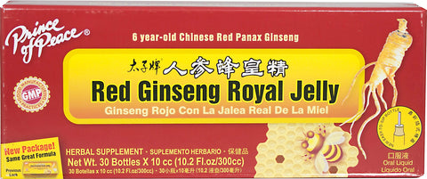 Prince of Peace Red Ginseng Royal Jelly 30 x 10cc