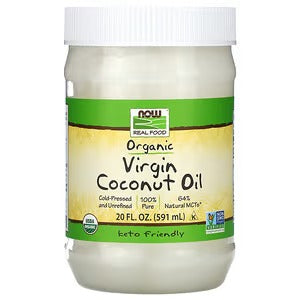 NOW Foods Organic Virgin Coconut Oil, 12 oz