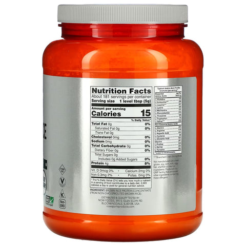 Now Foods Sprouted Brown Rice Protein, 2 Pound