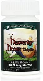 Plum Flower, Bai Zi Yang Xin Wan, Heavenly Heart Formula, 200 ct