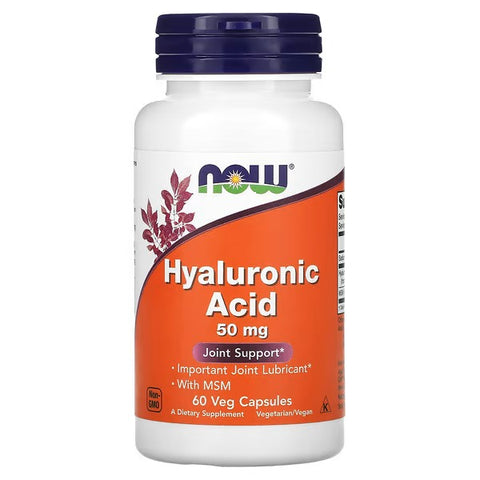 NOW Foods Hyaluronic Acid and Msm, 60 Vcaps