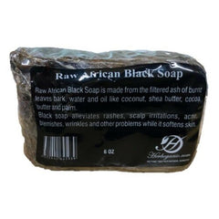 Herboganic Raw African Black Soap 6 oz