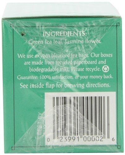 Triple Leaf Tea, Jasmine Green Tea, 20 Tea Bags