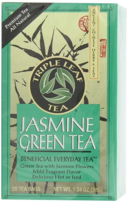 Triple Leaf Tea, Jasmine Green Tea, 20 Tea Bags