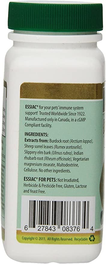 Essiac International Herbal Supplement for Pets, 60 Capsules