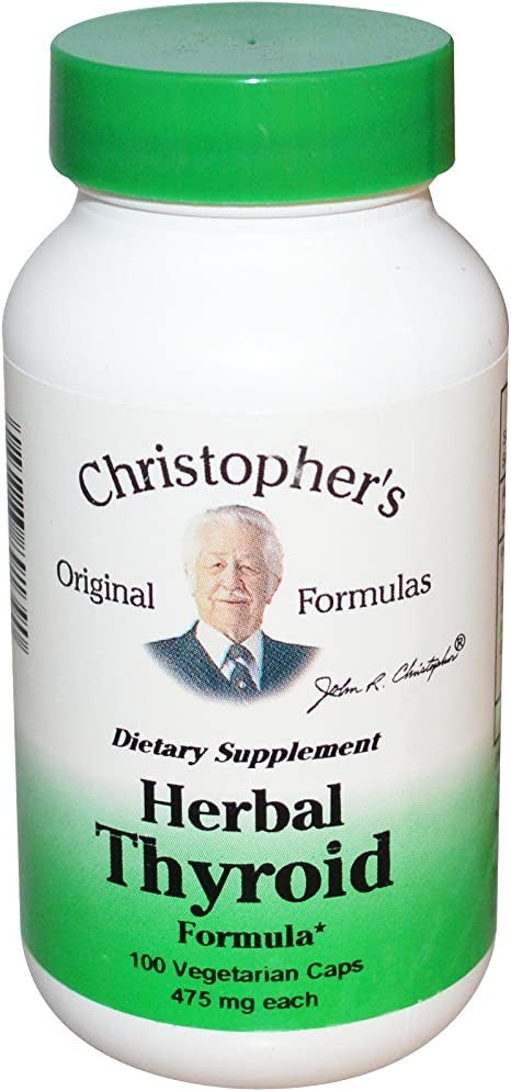 Dr. Christopher's Formula Herbal Thyroid, 100 Count