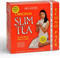 Hobe Labs Slim Tea Original, 60 Count
