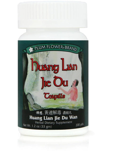 Plum Flower, Huang Lian Jie Du Formula, Huang Lian Jie Du Wan, 200 ct