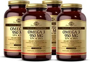 Solgar Triple Strength Omega 3 EPA & DHA 950 mg. 100 Softgels