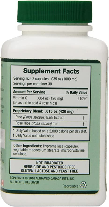 Essiac International Pine Bark Extract Supplement, 60 Count