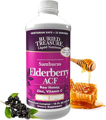 Buried Treasure Elderberry ACF with 4,000 mg Immune Support 16 oz