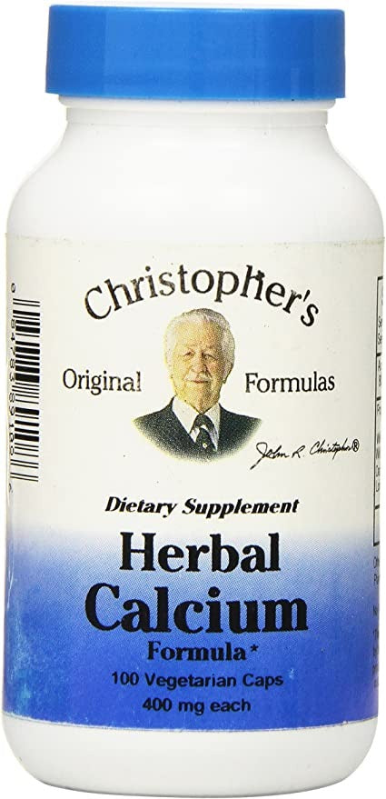 Dr Christopher's Formula Herbal Calcium Formula, 400 mg, 100 Count