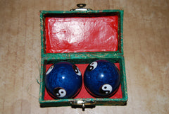 Traditional Chinese Cloisonne Iron Balls for Health One set containing 2 balls