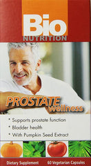 Bio Nutrition Prostate Wellness Vegi-Caps, 60 Count