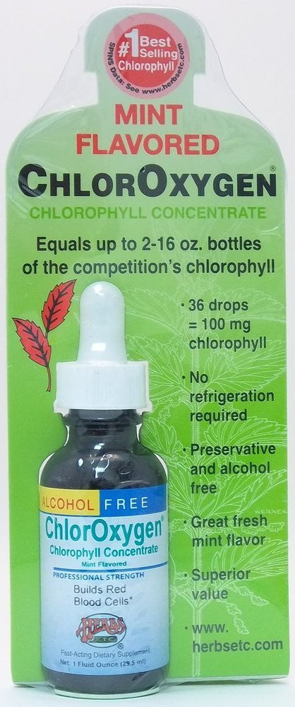 Herbs Etc Alcohol Free ChlorOxygen Herbs Etc 1 Fl Oz