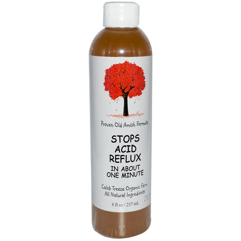 Caleb Treeze Organic Farm Stops Acid Reflux 8 oz