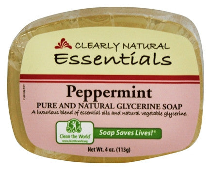 Clearly Natural Glycerine Bar Soap Peppermint - 4 oz