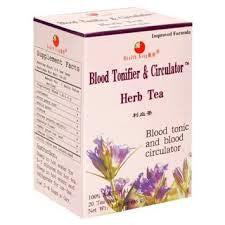 Health King Blood Tonifier & Circulator Herb Tea, Teabags, 20 Count Box