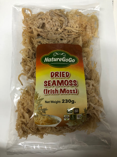 NatureGoGo Dried Seamoss (Irish Moss) 230 g