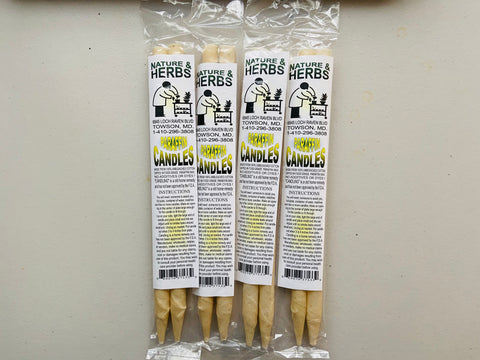 4 Packs Nature and Herbs Ears Candles Wax Cleaning Natural No Pain Cleaner New