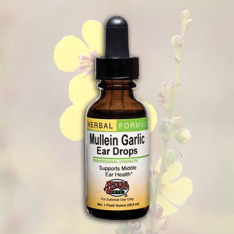 Mullein Garlic Ear Drops 1oz by Herbs Etc .