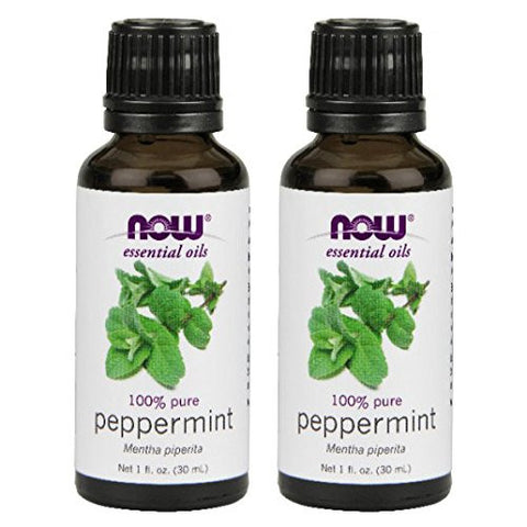 NOW Foods Peppermint Oil, 1 ounce (Pack of 2)