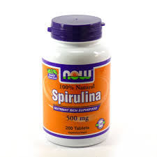 NOW Foods Certified Organic Spirulina 500 mg, 180 Tablets