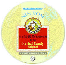 Nin Jiom - Herbal Candy - Original Flavor - Tin (60 G.) - 3 Tins