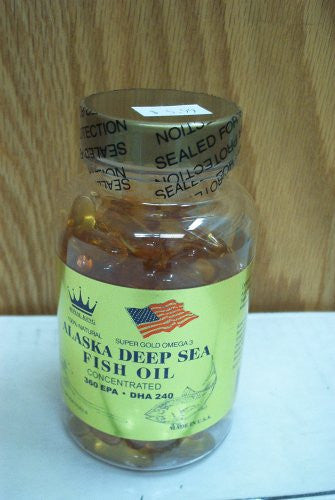 Royal King Alaska Deep Sea Fish Oil 360 Epa. Dha 240 1000mg