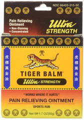 Tiger Balm Sport Rub Ultra Pain Relieving Ointment 1.7oz