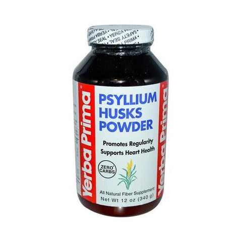 Yerba Prima - Psyllium Husks Powder - 12 oz.