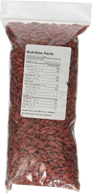 Goji Berry (Fructus Lycii) 1 Lb -Premium Grade