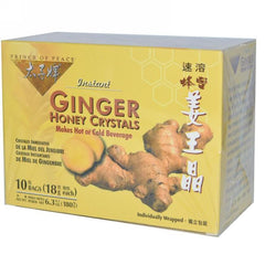 Prince of Peace Ginger Honey Crystals 10 Bags