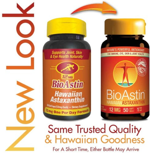 Nutrex Hawaii Bioastin Hawaiian Astaxanthin 12 mg 50 Soft Gels