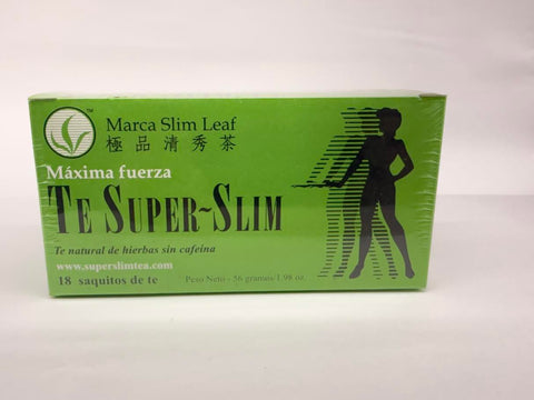Slim leaf brand great lemon flavor Maximum strength Super slim tea