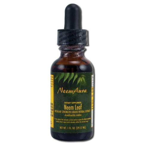 Neem Aura - Liquid Neem Leaf Extract 1 fl oz EXP: 2/26