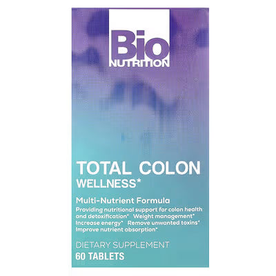 Bio Nutrition Total Colon Wellness 60 Vege Tablets