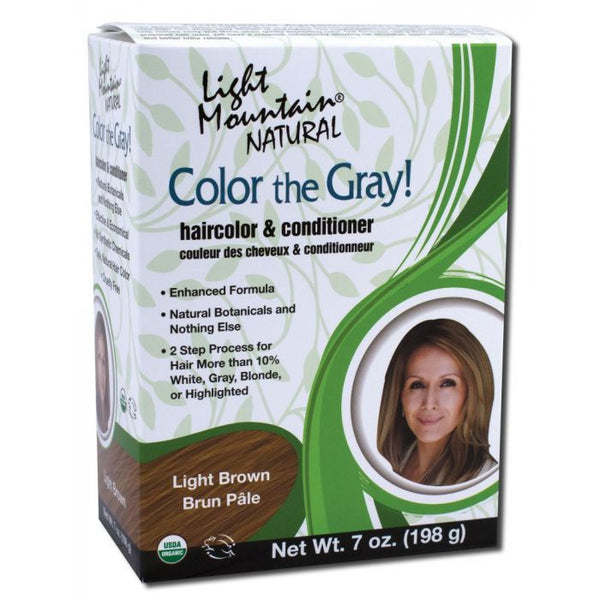 Light Mountain Gray-Light Brown Hair Color 7 oz