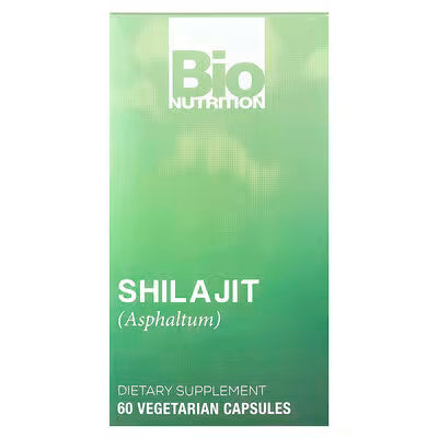 Bio Nutrition Shilajit (Asphaltum) 60 Vege Capsules