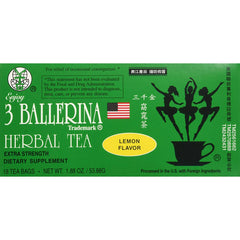 3 Ballerina Lemon Flavor 18 teabags